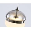 Стеклянный подвесной светильник High Light LH11003 белый форма шар Ambrella