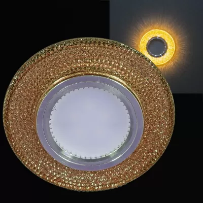 Точечный светильник  14350-9.0-001LD MR16+LED3W TEA коричневый