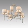 Потолочная люстра Latti 8262/8C серая цилиндр Lumion