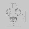 Основание для накладного монтажа Accessories for system Shelf CA022BO-P-B Maytoni