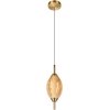 Стеклянный подвесной светильник Helix 10421/A Amber цвет янтарь Loft It