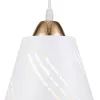 Подвесной светильник Mille 10184/1S белый конус Escada