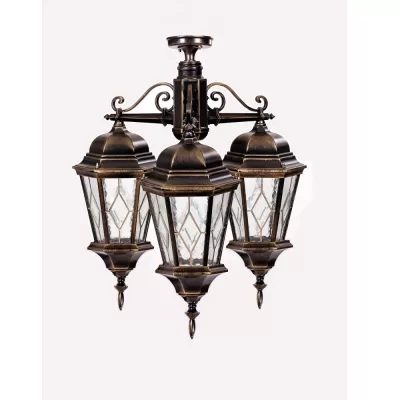 Потолочный светильник уличный ASTORIA 2M 91470MA/3 cover Gb ромб Oasis Light