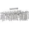 Хрустальная подвесная люстра Tavenna Nickel Tavenna H 1.5.100x40.103 N прозрачная Dio D'Arte