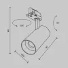 Трековый светильник Focus Led TR197-3-20WCCT-M-B цилиндр черный Maytoni Трековый светильник Focus Led TR197-3-20WCCT-M-B цилиндр черный Maytoni