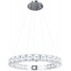 Хрустальный подвесной светильник Tiffany 10204/600 Chrome прозрачный Loft It
