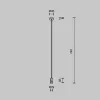 Крепление потолочное Accessories for tracks Flarity TRA159С-S1-BS Maytoni