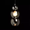 Стеклянный подвесной светильник Соло 112014003 форма шар DeMarkt