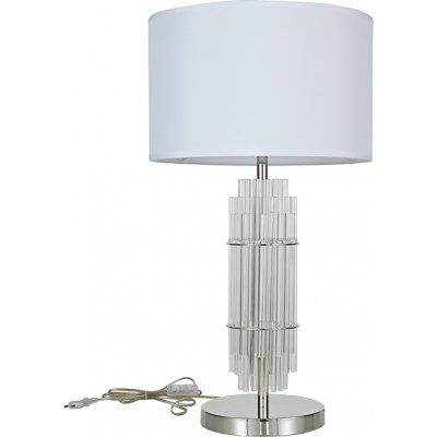 Интерьерная настольная лампа 3680 3681/T nickel Newport