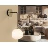 Стеклянное бра High Light LH51005 форма шар белое Ambrella