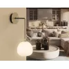 Стеклянное бра High Light LH51005 форма шар белое Ambrella