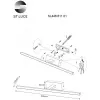 Подсветка для картин Mareto SL446.611.01 белый ST Luce