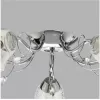 Стеклянная потолочная люстра Моника 372015005 прозрачная конус MW-Light