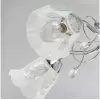 Стеклянная потолочная люстра Моника 372015005 прозрачная конус MW-Light