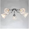 Стеклянная потолочная люстра Моника 372015005 прозрачная конус MW-Light
