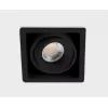 Точечный светильник DE DE-311 black черный квадратный Italline