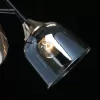 Стеклянная потолочная люстра Альфа 324017005 конус цвет янтарь DeMarkt