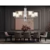 Стеклянная подвесная люстра HIGH LIGHT LH56003 цилиндр белая Ambrella