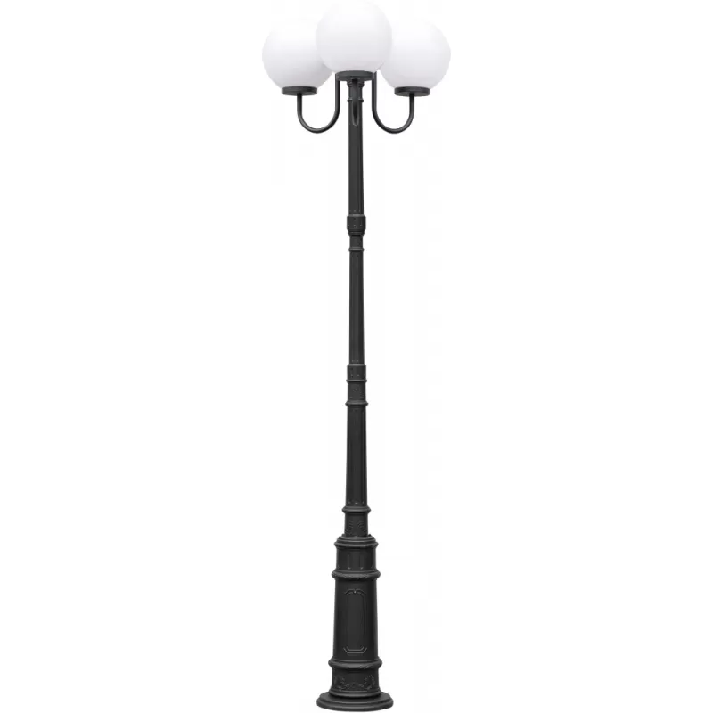 Наземный фонарь GLOBO L 88210LB/10/E7 Bl белый форма шар Oasis Light Наземный фонарь GLOBO L 88210LB/10/E7 Bl белый форма шар Oasis Light