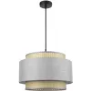Подвесной светильник Launa 8043/1 бежевый цилиндр Lumion