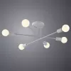 Потолочная люстра Alastor A5435PL-6WH форма шар Artelamp