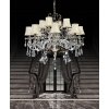 Подвесная люстра Bianca LDP 66251-12 конус белая Lumina Deco