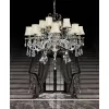 Подвесная люстра Bianca LDP 66251-12 белая конус Lumina Deco