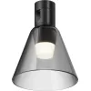 Стеклянный трековый светильник Bianca TR147-1-3W3K-B конус серый Maytoni