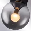 Стеклянный настенный светильник Aura 8615W-1S BK-SM форма шар iLedex Стеклянный настенный светильник Aura 8615W-1S BK-SM форма шар iLedex