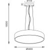 Подвесной светильник Menkar 342203 белый цилиндр Deko-Light