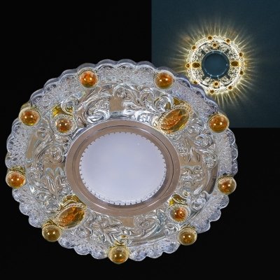 Точечный светильник  14339-9.0-001LD MR16+LED3W WT+TEA для натяжного потолка