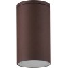 Стеклянный потолочный светильник уличный Kandanchu 7903 цилиндр коричневый Mantra