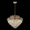 Хрустальная подвесная люстра Oriana WE145.13.303 прозрачная Wertmark