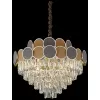 Хрустальная подвесная люстра Oriana WE145.13.303 прозрачная Wertmark