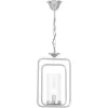 Стеклянный подвесной светильник Benton LDP 1236-1 CHR цилиндр прозрачный Lumina Deco