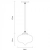 Стеклянный подвесной светильник Flare A8012SP-1AM форма шар Artelamp