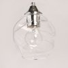 Стеклянный подвесной светильник Соло 112011501 прозрачный DeMarkt