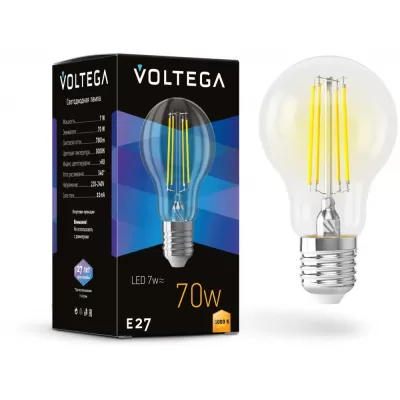 Лампочка светодиодная General purpose bulb E27 7W 7225 Voltega