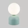 Стеклянный интерьерная настольная лампа Miki 16039 Miki белый форма шар TK Lighting