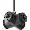 Х-образный вертикальный коннектор Accessories for system Shelf CA017TX-P-B Maytoni