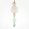 Стеклянный подвесной светильник Adore MOD297PL-L17BS3K форма шар белый Maytoni