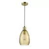 Стеклянный подвесной светильник Placido 983 VL5055P14 цвет янтарь Vele Luce