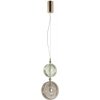 Стеклянный подвесной светильник Caramella 5412/13LD коричневый круглый Odeon Light