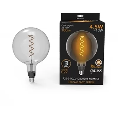 Лампочка светодиодная филаментная  154802005 Gauss