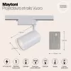 Трековый светильник Vuoro TR003-1-30W4K-W белый цилиндр Maytoni