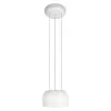 Стеклянный подвесной светильник Totem 10466P Milky white белый цилиндр Loft It