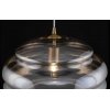 Стеклянный подвесной светильник Ruche P078PL-01AM цвет янтарь форма шар Maytoni
