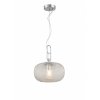 Стеклянный подвесной светильник 1049 1049-1PL форма шар прозрачный