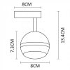 Спот Venerd A6009AP-1AB бежевый форма шар Artelamp