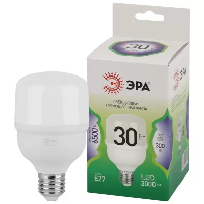 Лампочка светодиодная  LED POWER T70-30W-865-E27 GL ЭРА